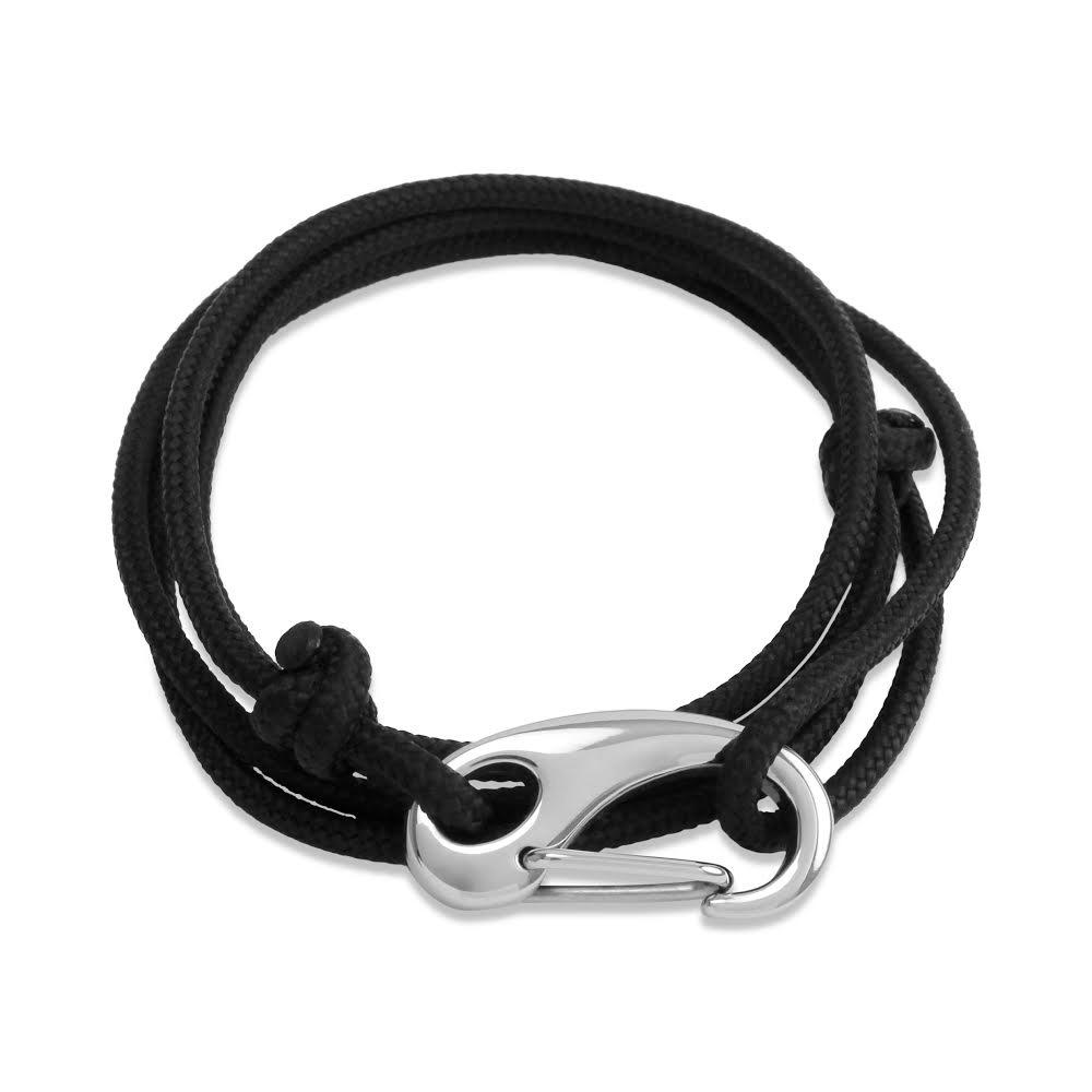 Classic Tactical Wrap Bracelet // Black (Updated) - Belman Co.