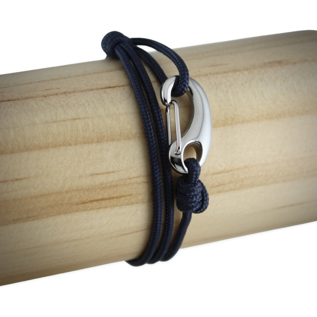 Classic Tactical Wrap Bracelet // Navy - Belman Co.