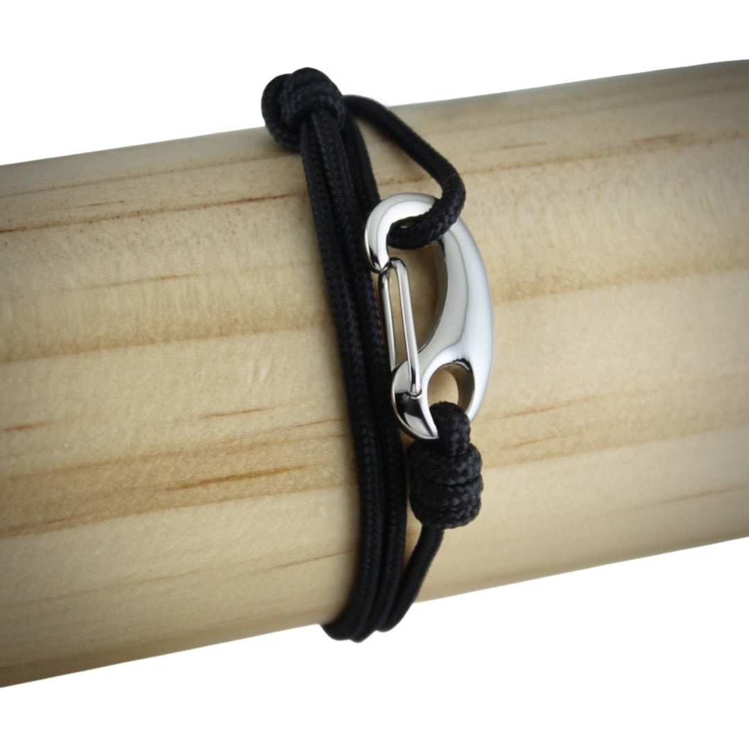 Classic Tactical Wrap Bracelet // Black (Updated) - Belman Co.