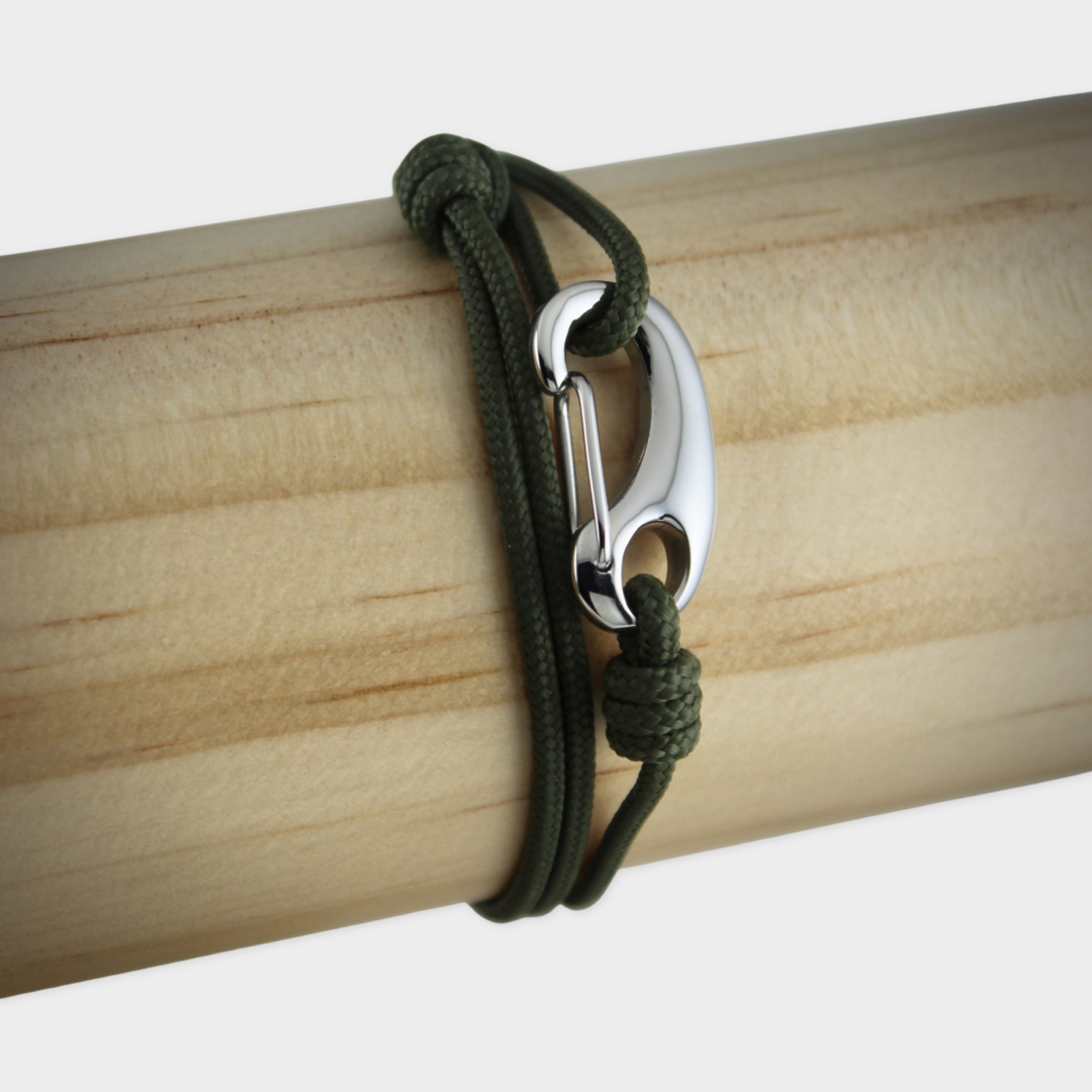 Classic Tactical Wrap Bracelet // Olive