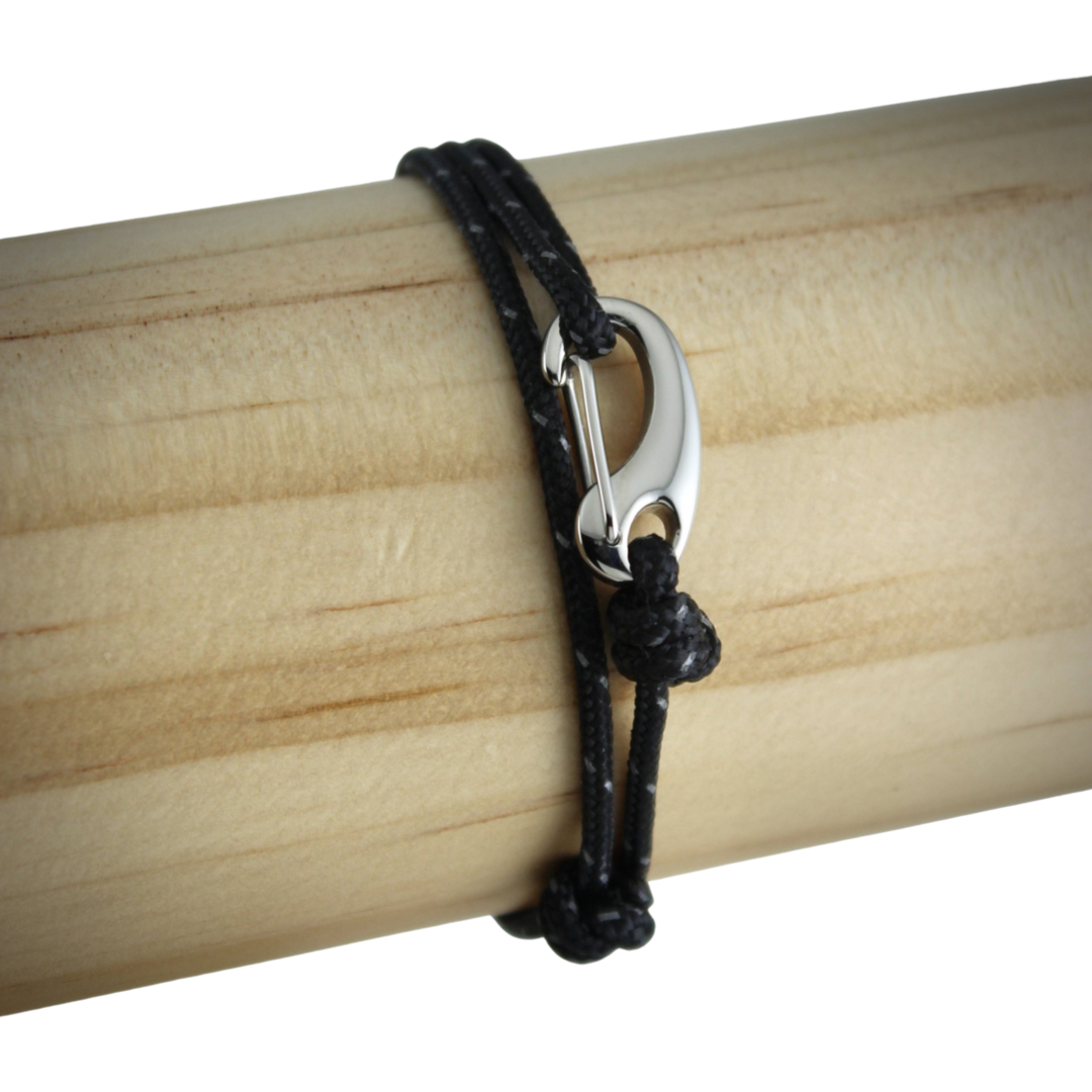 Urban Tactical Wrap Bracelet // Black Reflective - Belman Co.