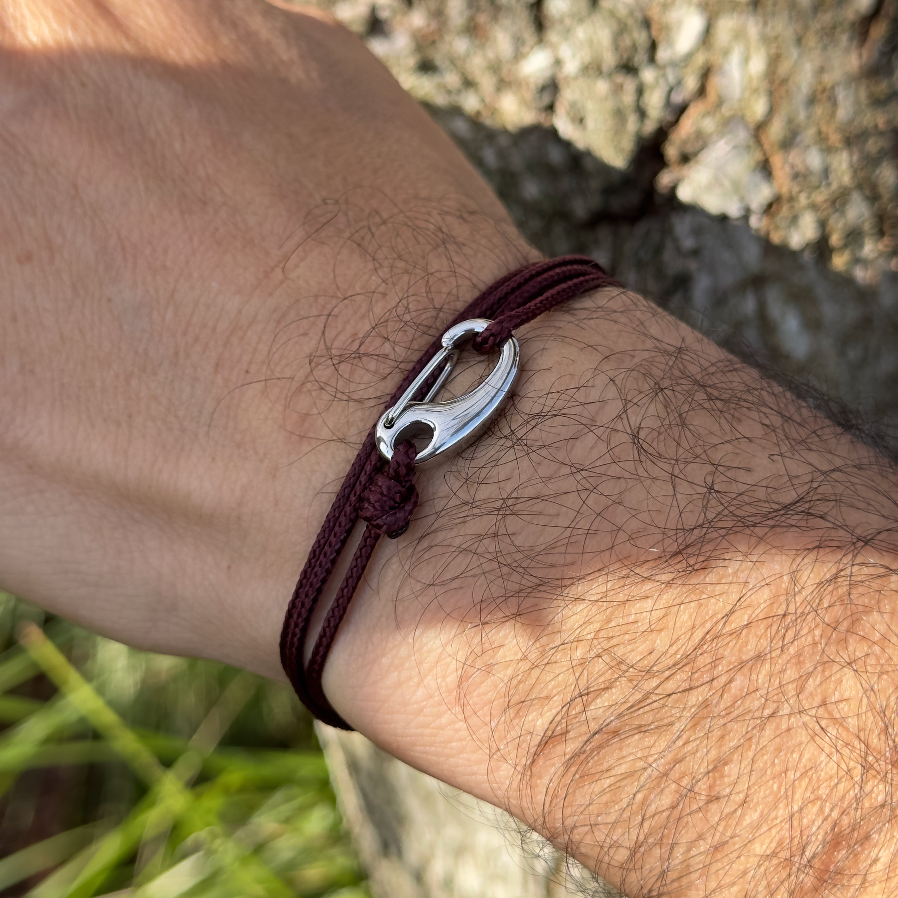Urban Tactical Wrap Bracelet // Maroon