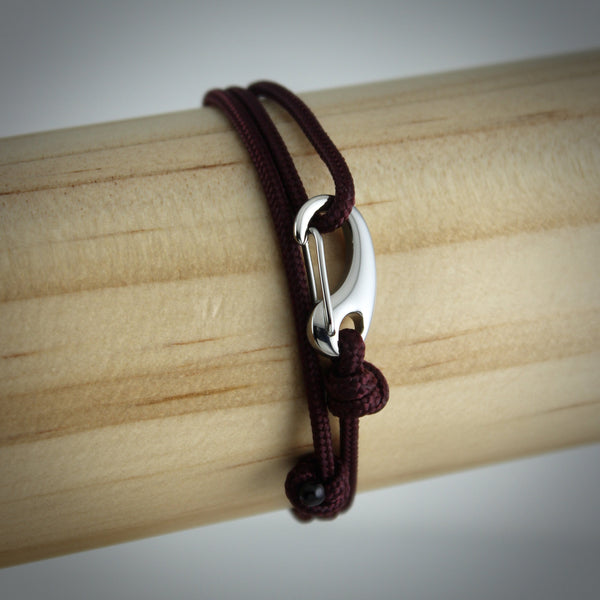 Urban Tactical Wrap Bracelet // Maroon