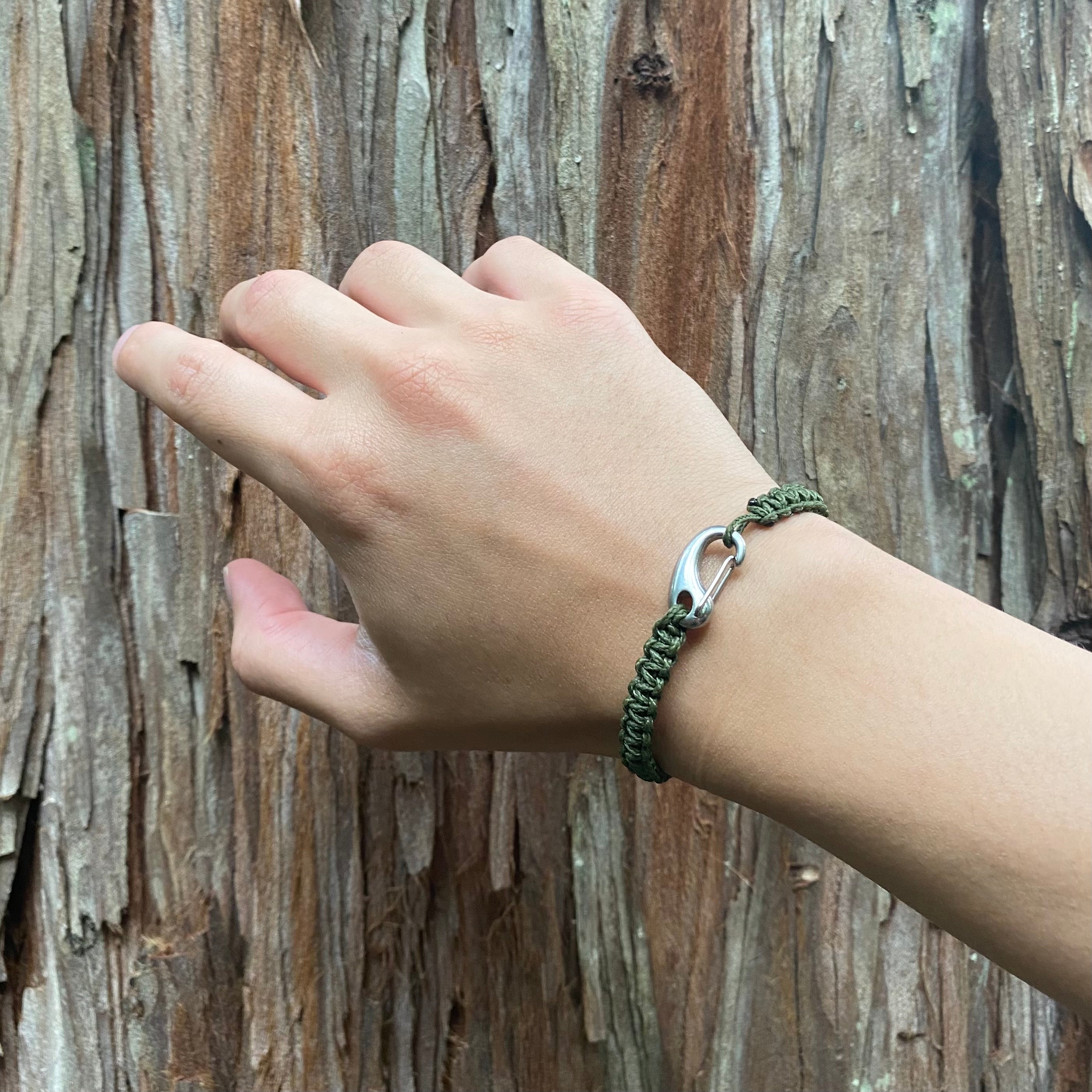 Terrain Tactical Braided Bracelet // Olive Green