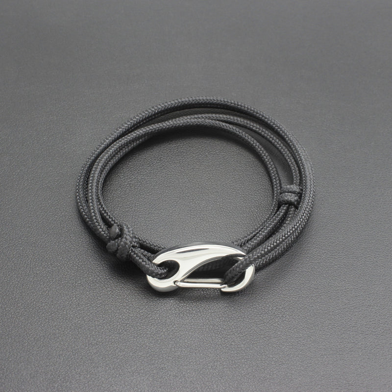Classic Tactical Wrap Bracelet // Black