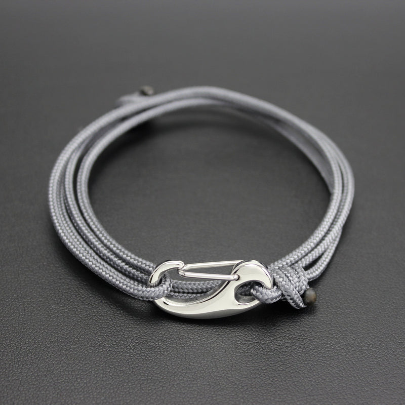 Classic Tactical Wrap Bracelet // Grey