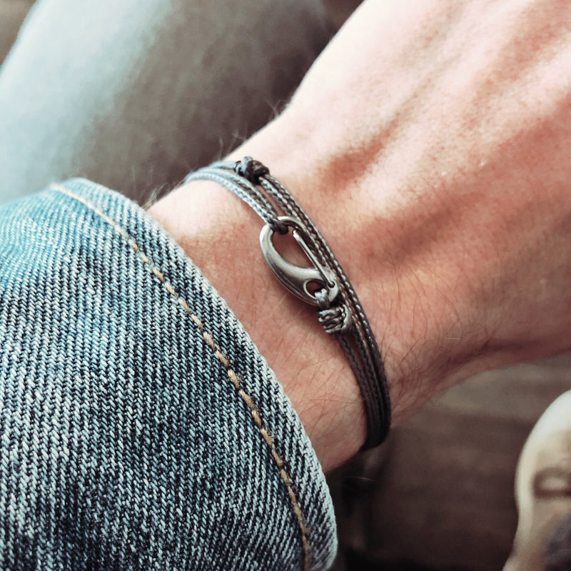 Micro Tactical Wrap Bracelet // Grey