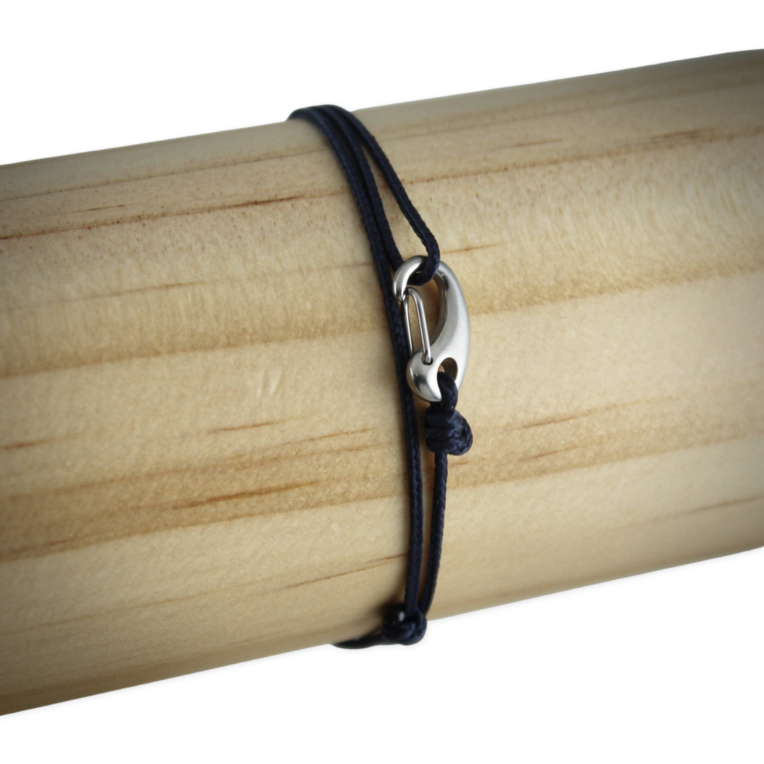 Micro Tactical Wrap Bracelet // Navy - Belman Co.