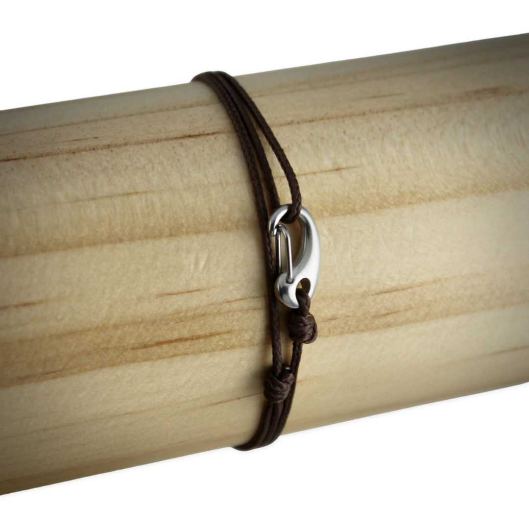 Micro Tactical Wrap Bracelet // Brown - Belman Co.