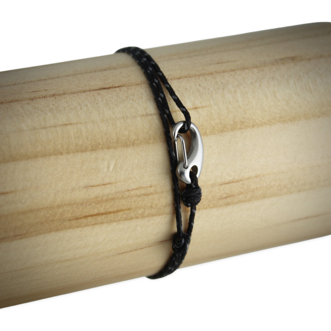 Micro Tactical Wrap Bracelet // Black Reflective - Belman Co.