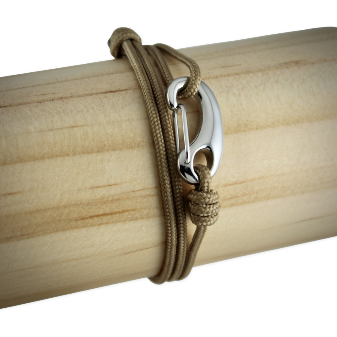 Classic Tactical Wrap Bracelet // Tan